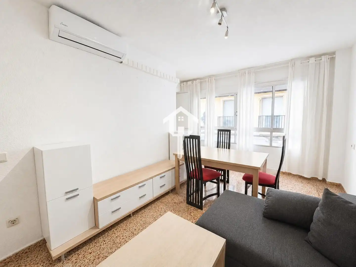 Wohnzimmer von Wohnung zum Verkauf in Alicante / Alacant mit Klimaanlage, Möbliert und Balkon