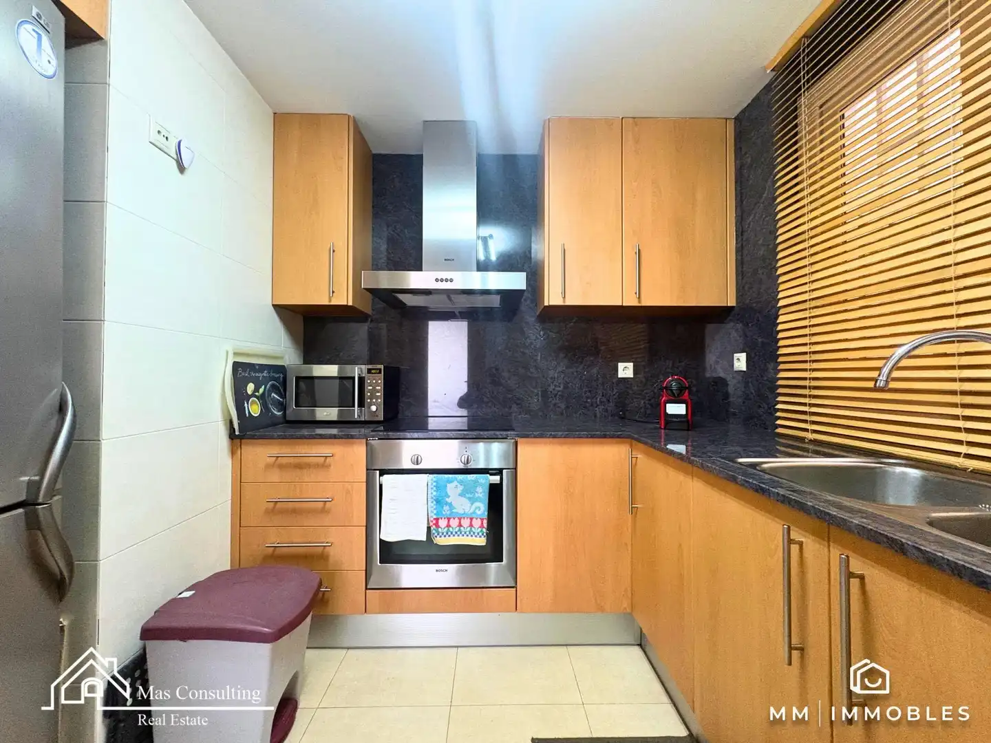 Kitchen of Ground floor for sale in Granollers  with Parquet flooring, Terrace and Balcony