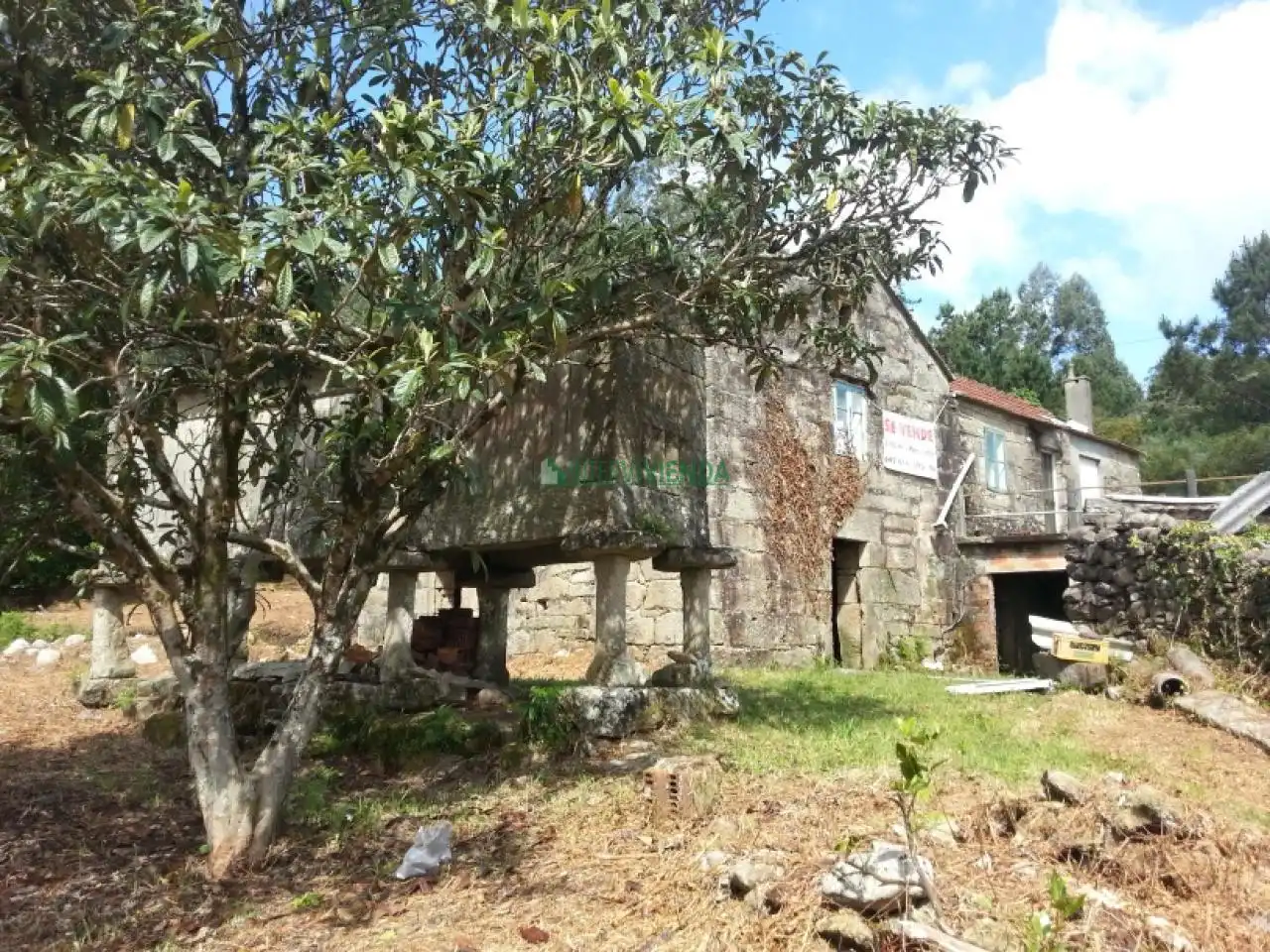 Vista exterior de Finca rústica en venda en Vilaboa amb Calefacció i Jardí privat