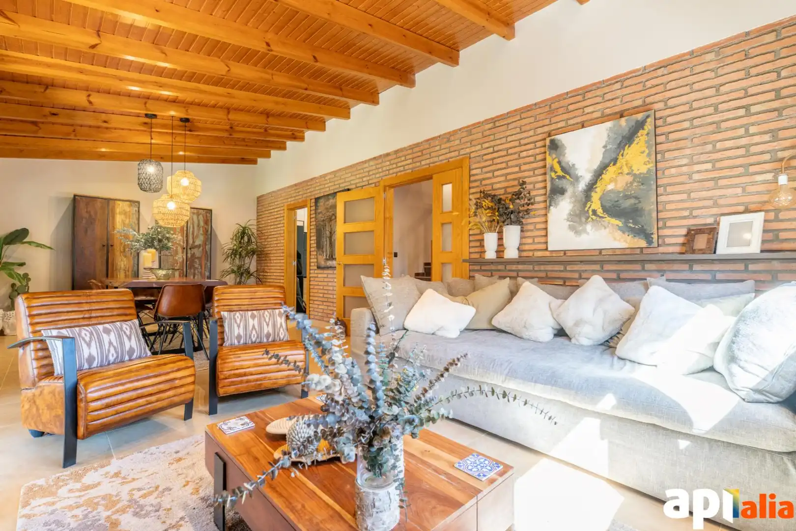 Sala de estar de Casa o chalet en venta en Prades con Calefacción, Jardín privado y Terraza