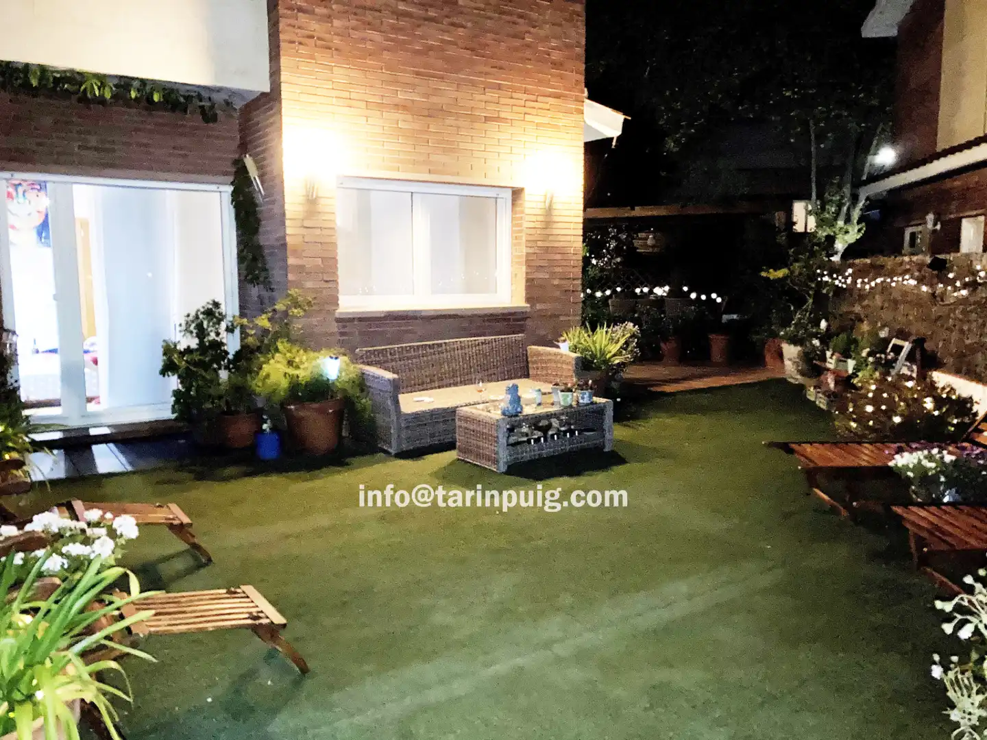 Terraza de Casa adosada de alquiler en Begues con Calefacción, Jardín privado y Parquet