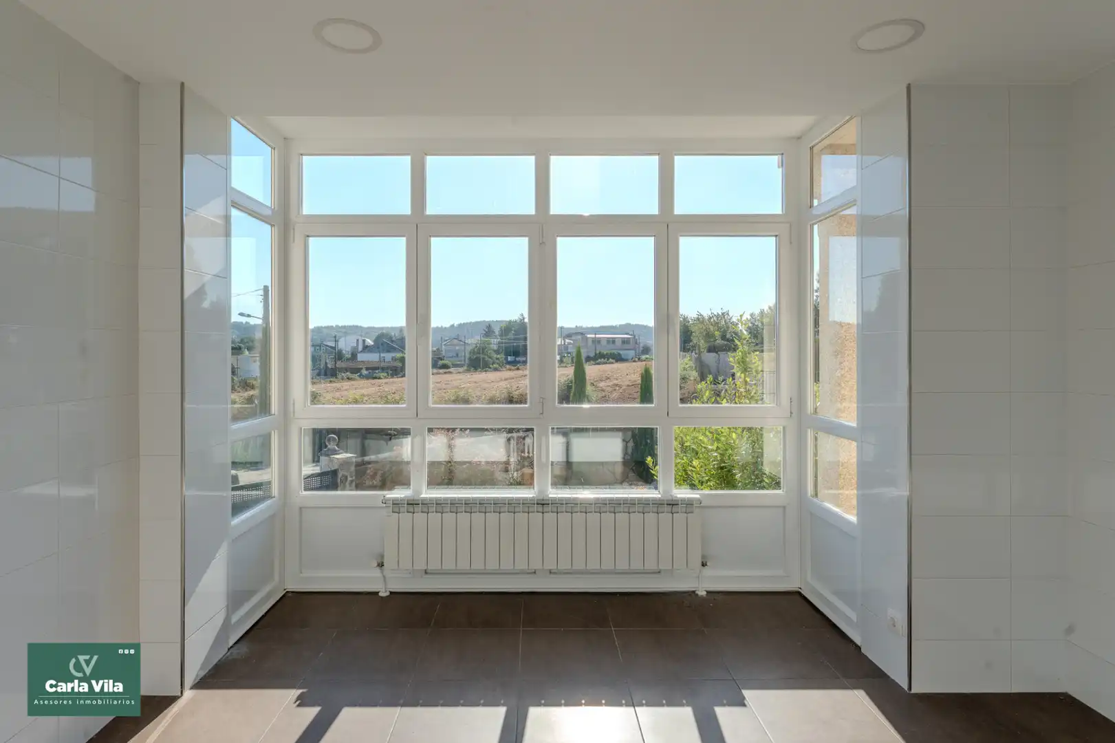 Balcony of Houses for sale in Lugo  with Heating, Private garden and Parquet flooring