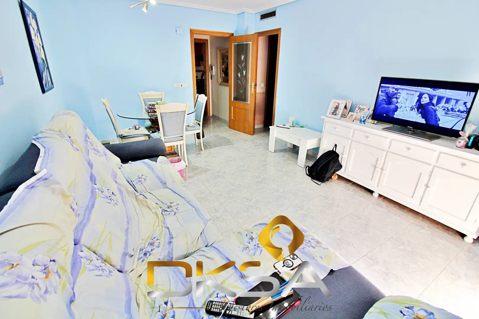 Wohnzimmer von Wohnung zum Verkauf in Castellón de la Plana / Castelló de la Plana mit Klimaanlage, Heizung und Abstellraum