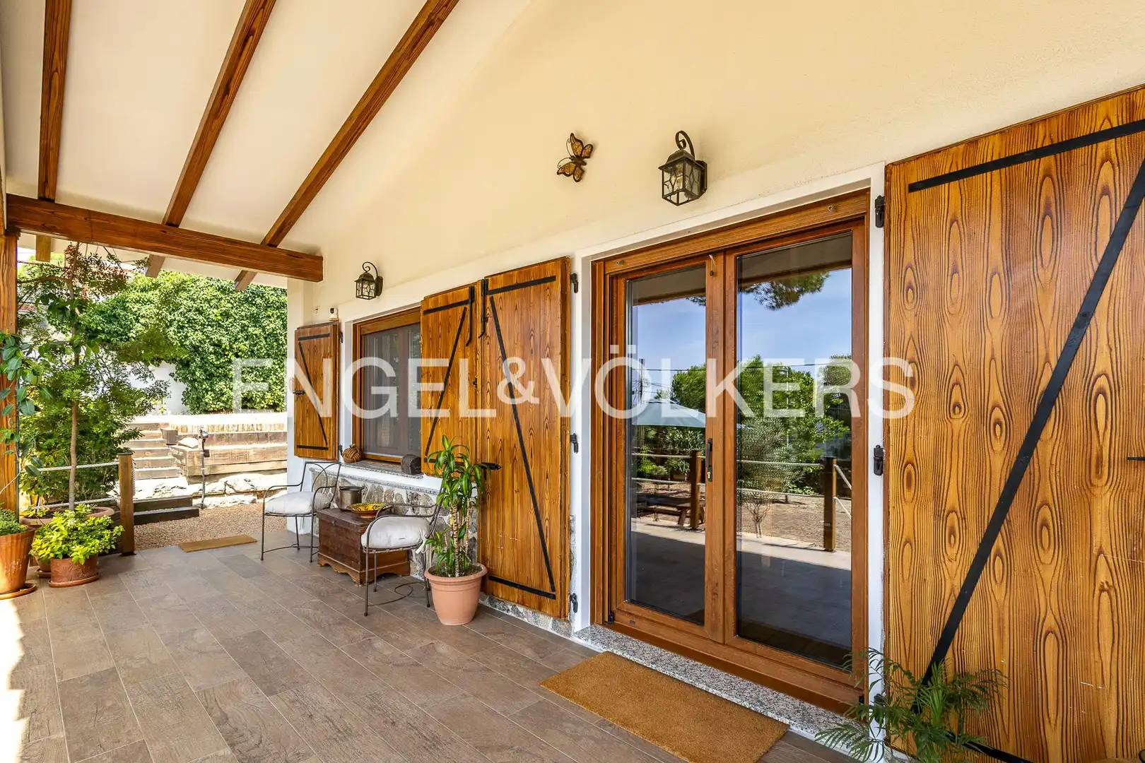 Terraza de Casa o chalet en venta en Vilanova del Vallès con Aire acondicionado, Calefacción y Jardín privado