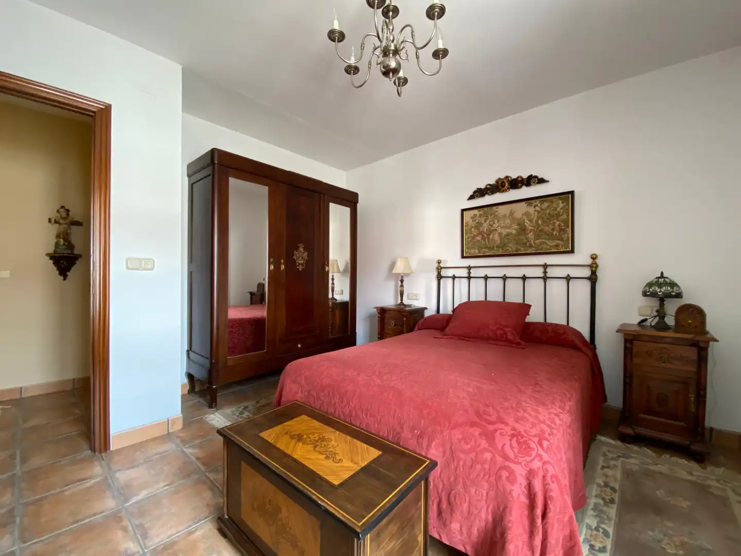 Bedroom of Houses for sale in A Estrada   with Heating, Private garden and Terrace