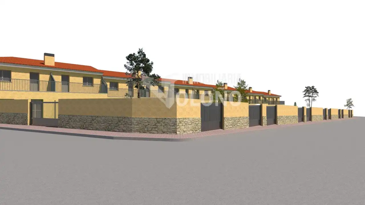 Vista exterior de Casa adosada en venta en Zarratón con Calefacción, Jardín privado y Parquet