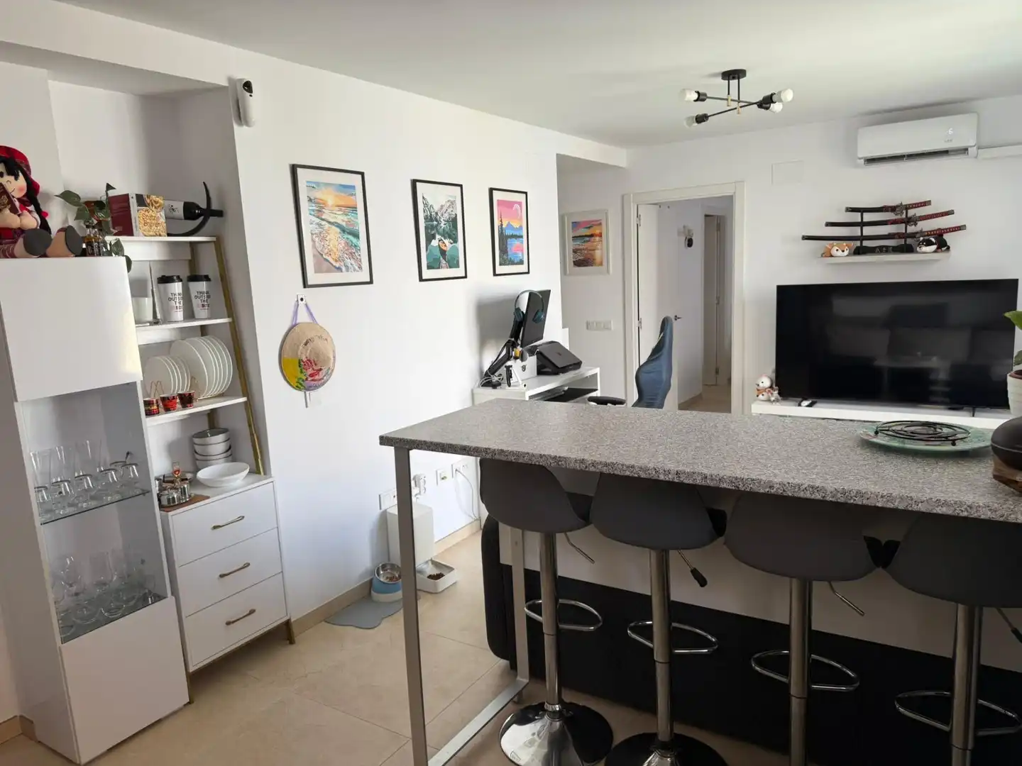 Cuina de Apartament en venda en Alicante / Alacant amb Aire condicionat i Terrassa