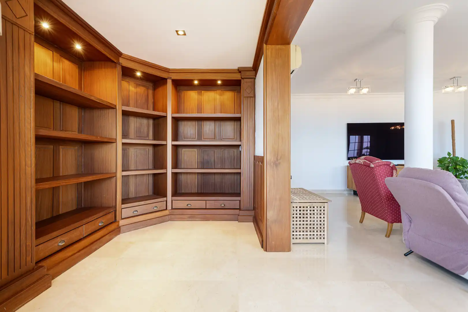 Sala de estar de Casa o chalet en venta en San Bartolomé de Tirajana con Aire acondicionado, Jardín privado y Terraza