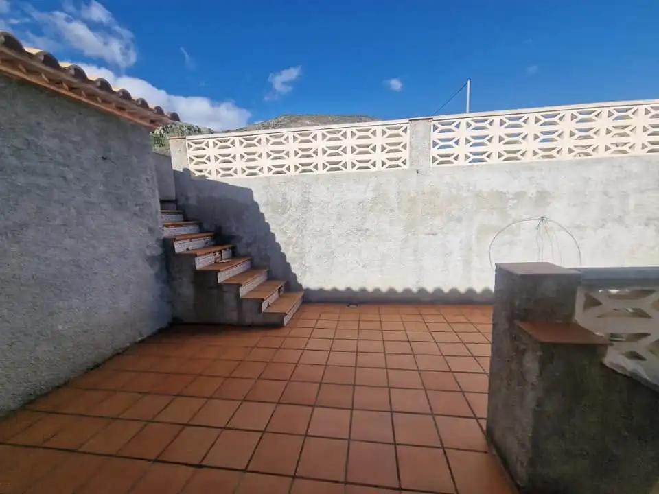 Terrace of Flat for rent in Confrides  with Terrace, Furnished and Oven