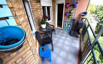 Balcony of Flat for sale in  Barcelona Capital  with Air Conditioner, Heating and Terrace
