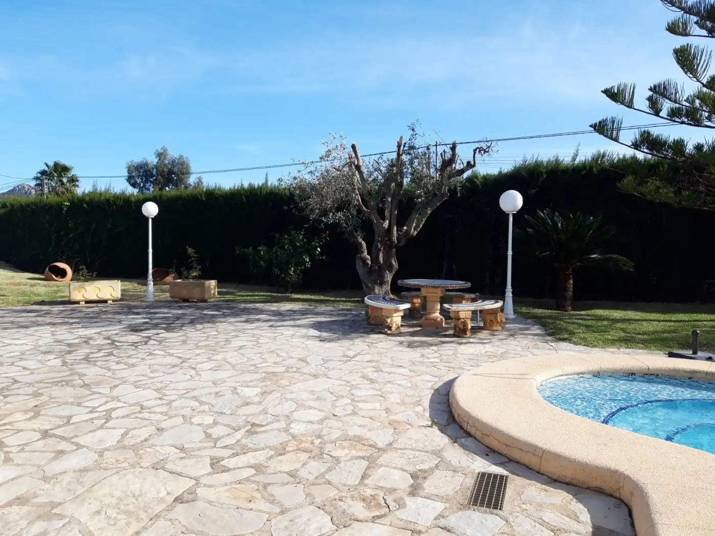 Piscina de Casa o chalet de alquiler en Pedreguer con Aire acondicionado, Calefacción y Jardín privado