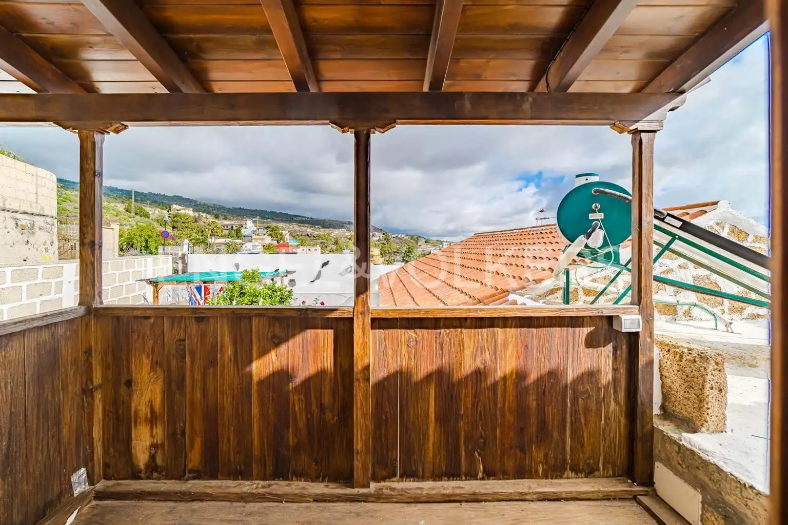 Exterior view of Houses for sale in Granadilla de Abona  with Terrace, Swimming Pool and Furnished