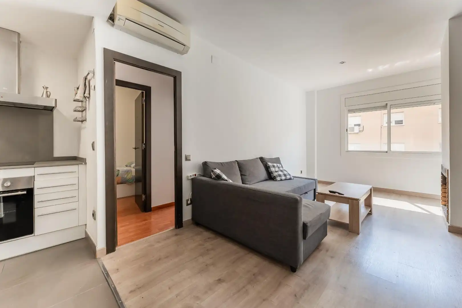 Sala de estar de Piso en venta en Mollet del Vallès con Aire acondicionado y Parquet