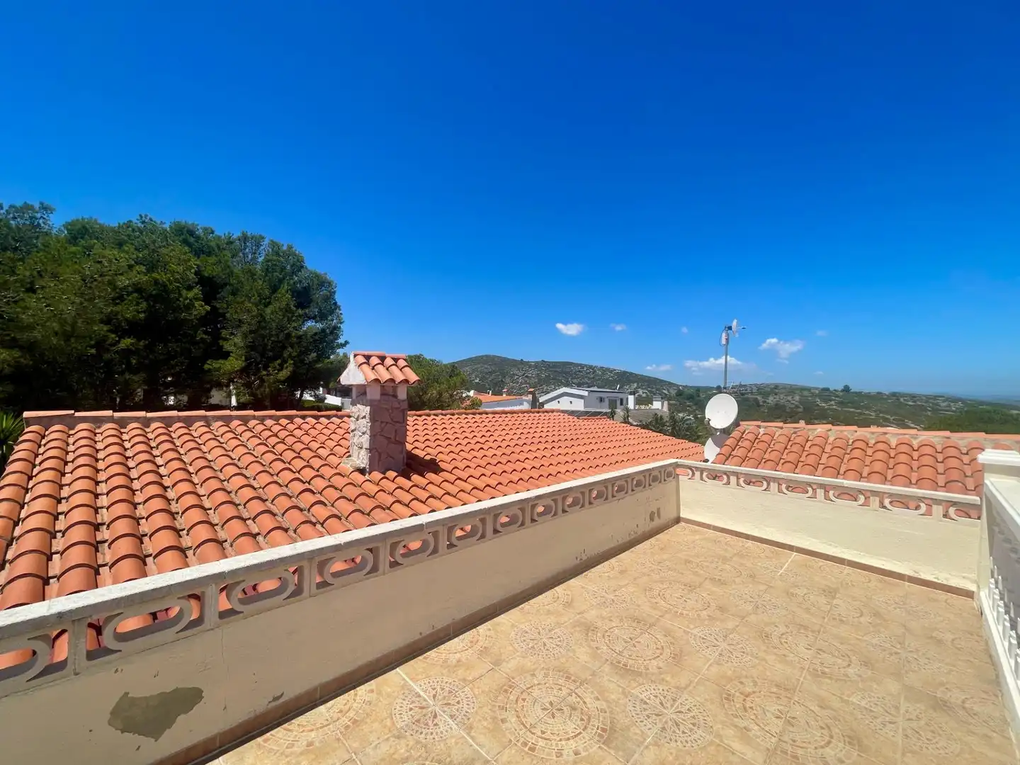 Terraza de Casa o chalet en venta en Peñíscola / Peníscola con Aire acondicionado, Jardín privado y Terraza