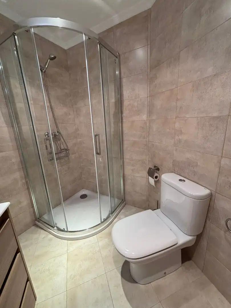 Bathroom of Flat for rent in Ferrol  with Heating, Parquet flooring and Furnished