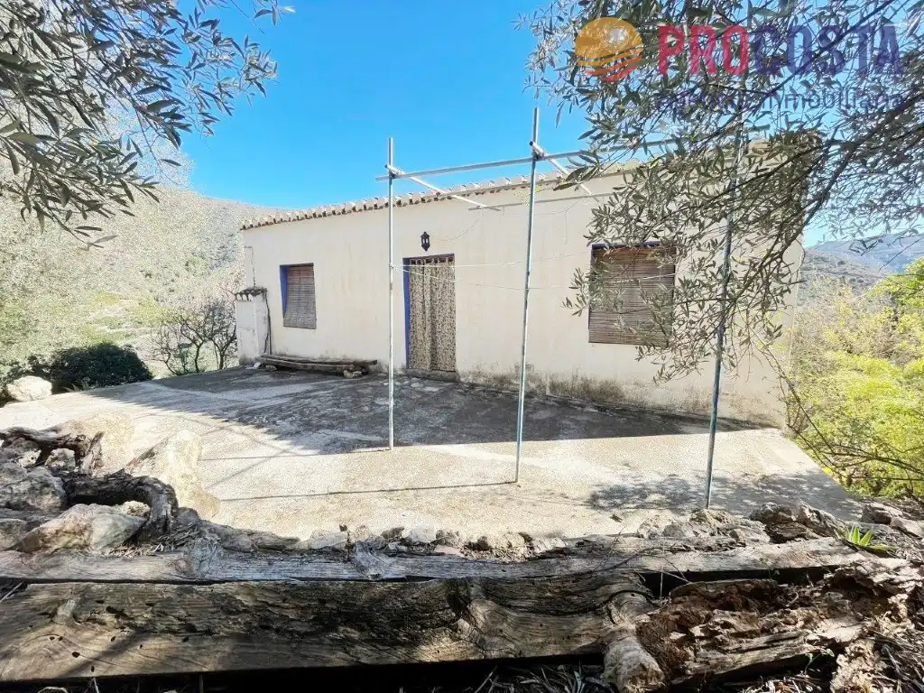 Vista exterior de Finca rústica en venta en Almuñécar con Jardín privado, Terraza y Piscina