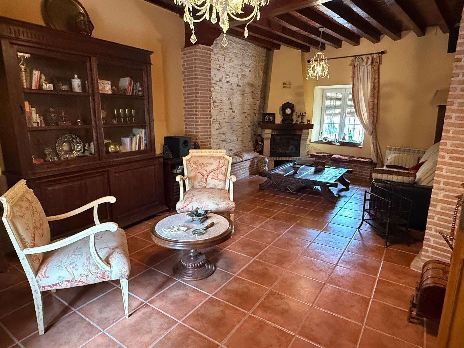 Sala d'estar de Finca rústica en venda en Alcabón