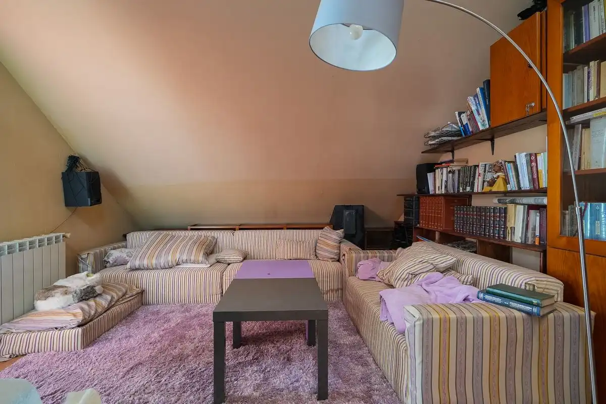 Sala de estar de Casa adosada en venta en Guadalajara con Aire acondicionado, Calefacción y Terraza