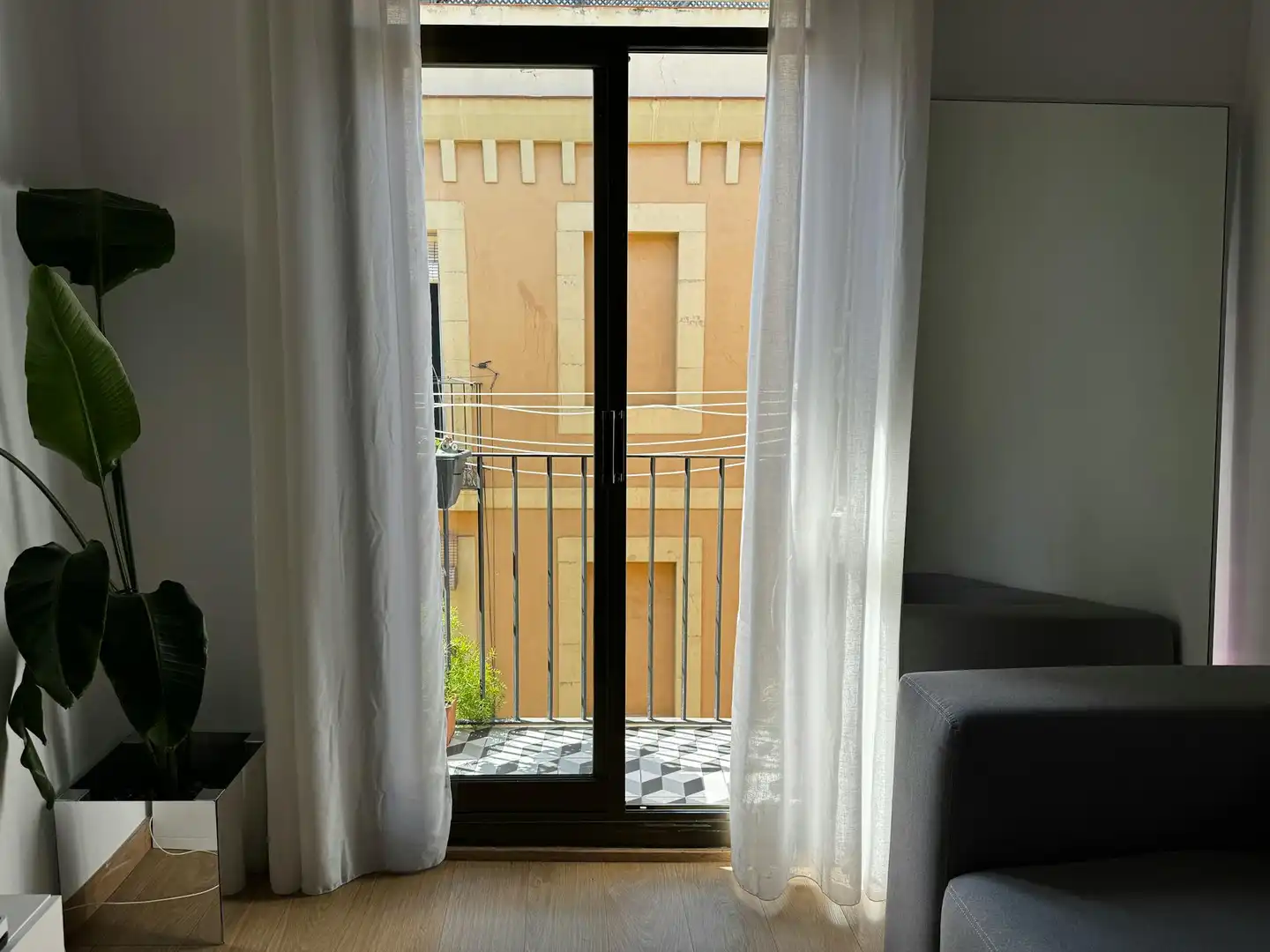 Terrassa de Pis de lloguer en Barcelona amb Aire condicionat, Calefacció i Moblat