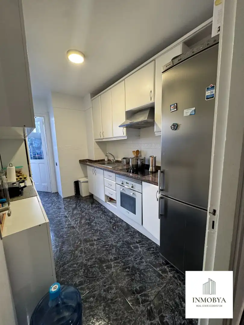 Kitchen of Flat for sale in San Cristóbal de la Laguna  with Storage room, Furnished and Balcony
