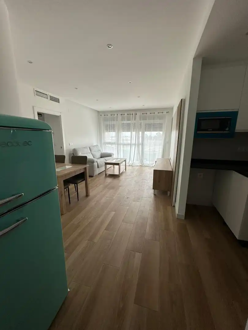 Sala d'estar de Apartament de lloguer en Badajoz amb Calefacció, Moblat i Balcó