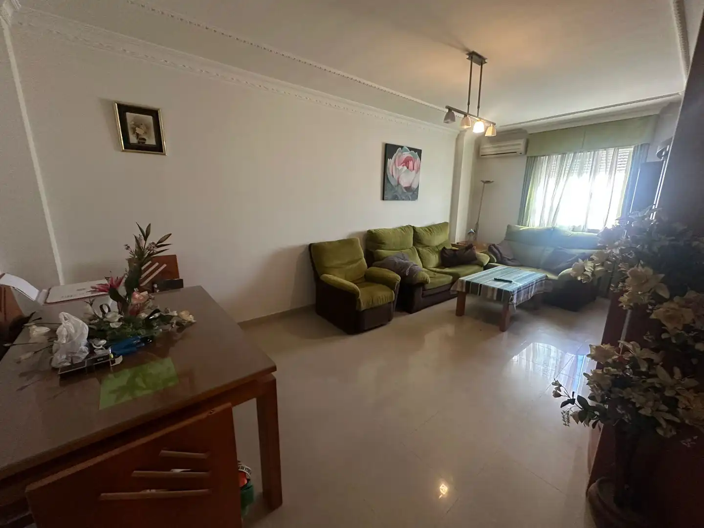Sala de estar de Piso en venta en Don Benito con Aire acondicionado, Calefacción y Amueblado