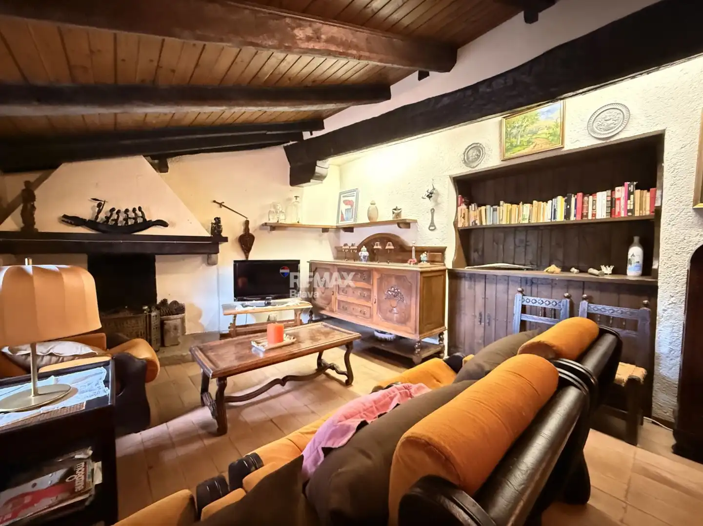 Sala de estar de Casa o chalet en venta en Rupit i Pruit con Calefacción, Terraza y Balcón