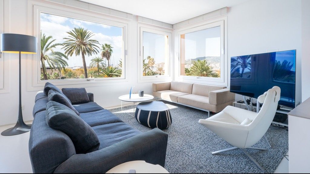 Living room of Apartment for sale in  Palma de Mallorca  with Air Conditioner, Heating and Storage room