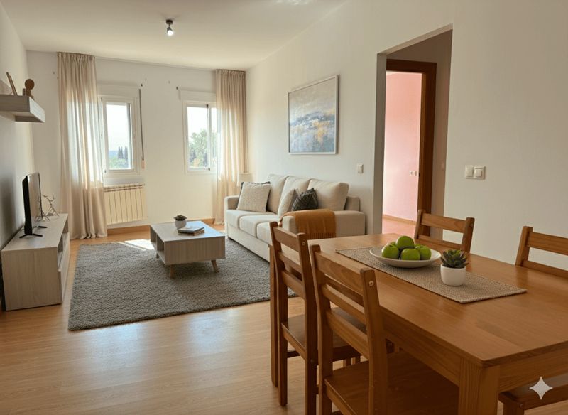 Living room of Flat for sale in Atarfe  with Air Conditioner, Heating and Parquet flooring