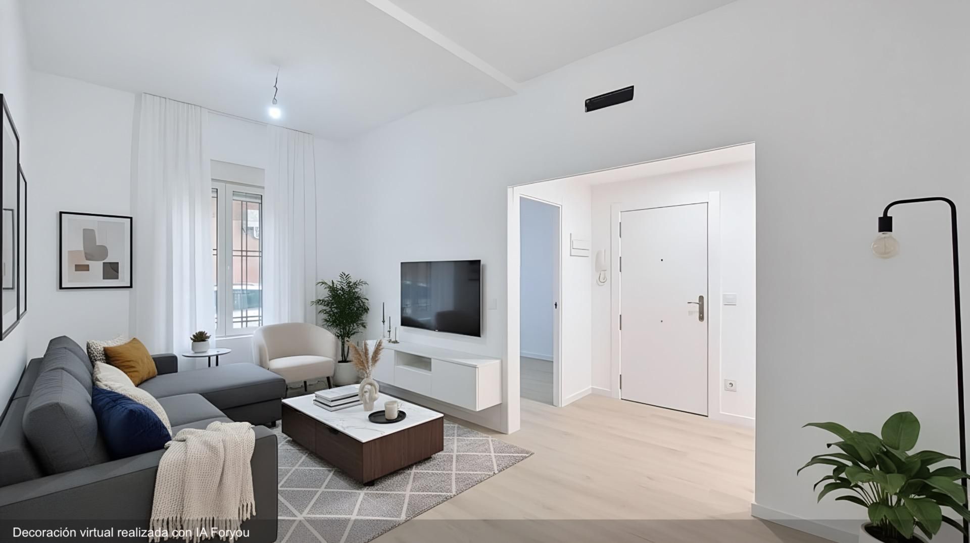 Living room of Flat for sale in  Zaragoza Capital  with Heating and Terrace