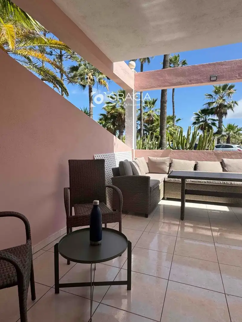 Terraza de Piso de alquiler en Arona con Terraza, Piscina y Amueblado