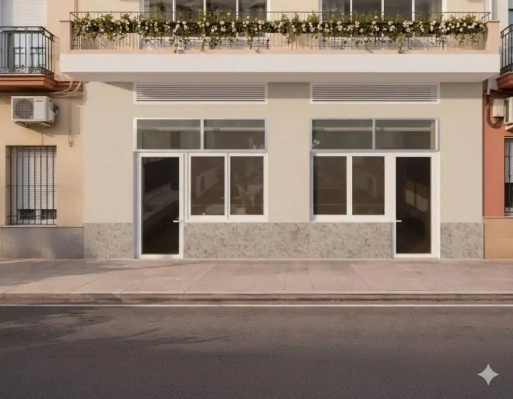 Vista exterior de Planta baja en venta en Mislata con Calefacción y Amueblado