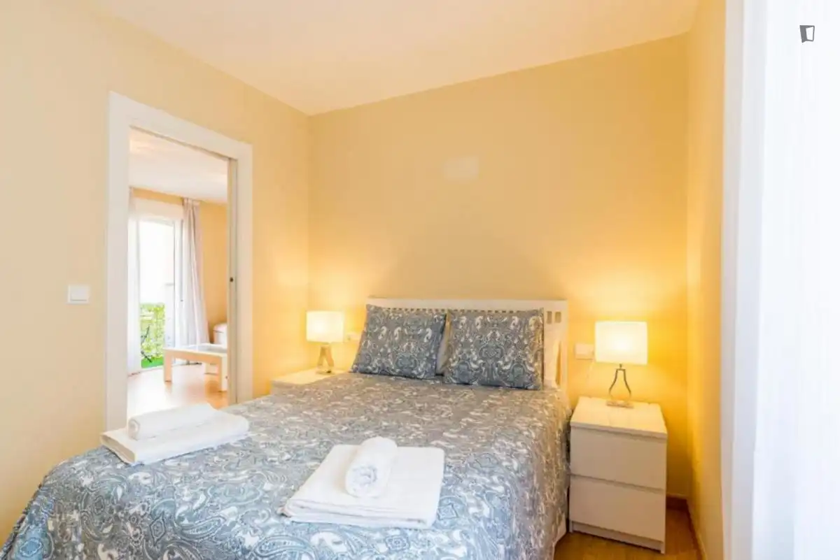 Bedroom of Apartments for rent in Málaga  with Air Conditioner, Furnished and Oven