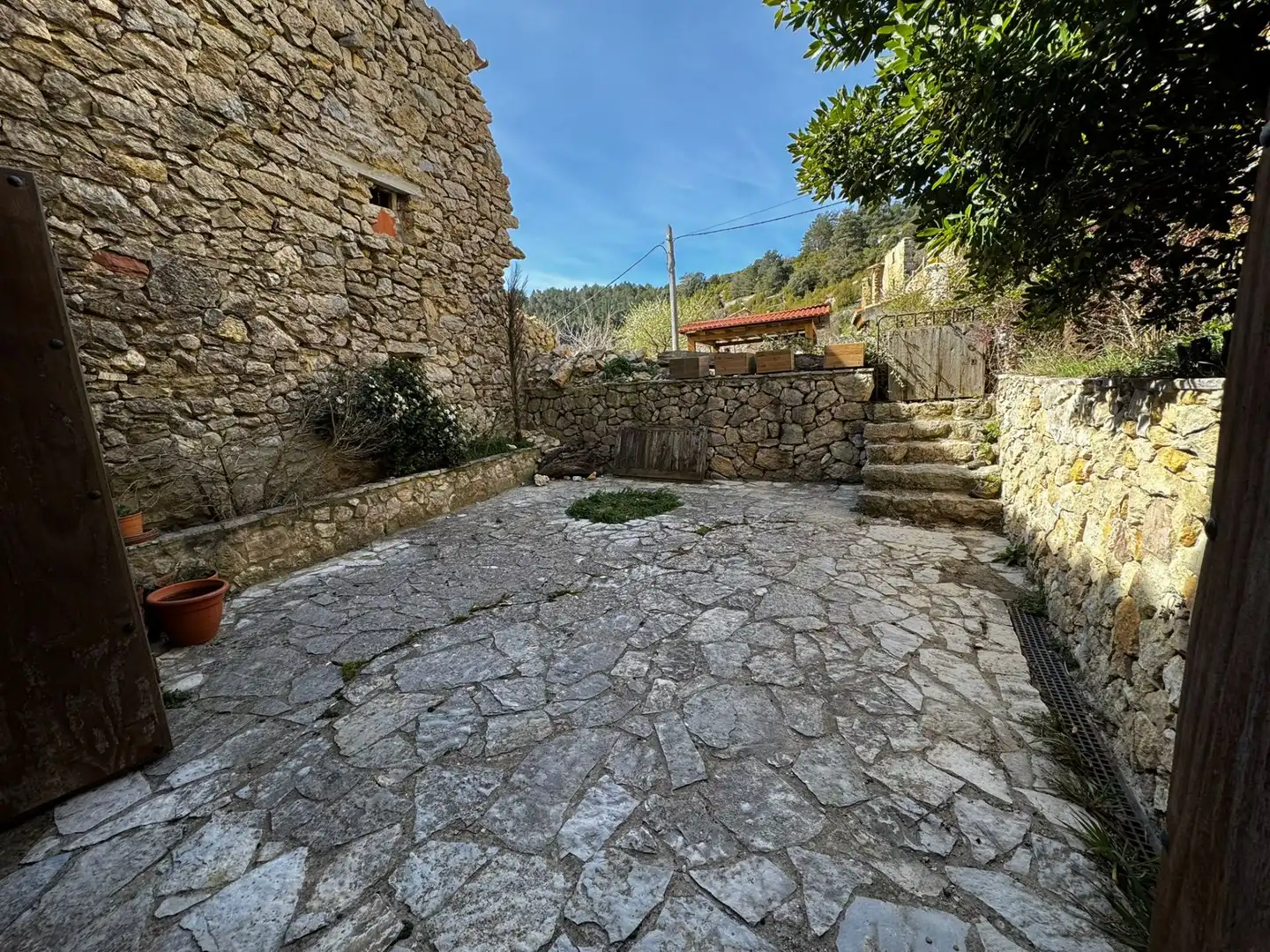 Terraza de Finca rústica en venta en La Pobla de Benifassà con Calefacción, Jardín privado y Terraza