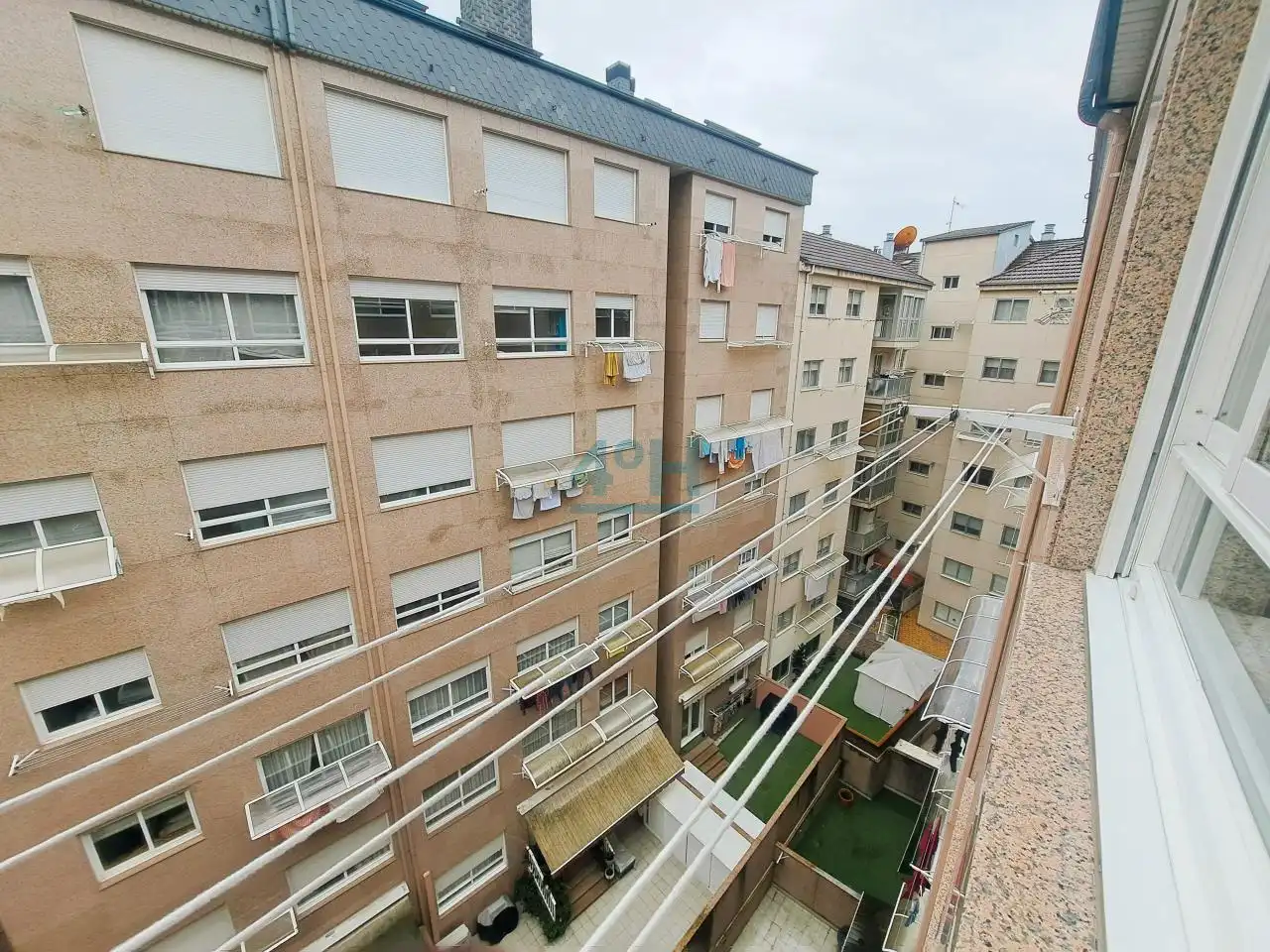 Exterior view of Duplexes for sale in Ourense Capital   with Heating, Parquet flooring and Balcony