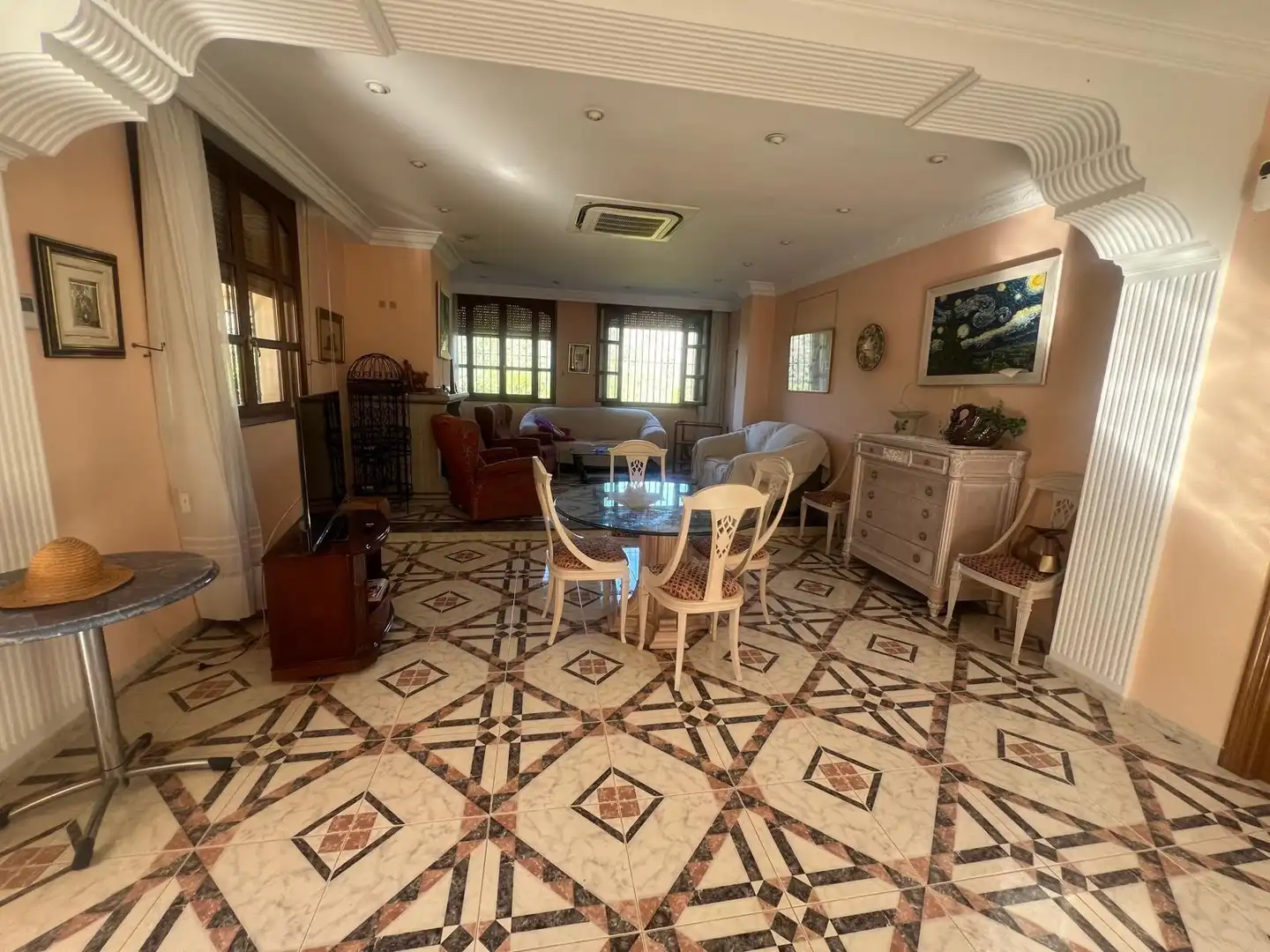Sala de estar de Casa o chalet en venta en Agres con Jardín privado, Piscina y Amueblado