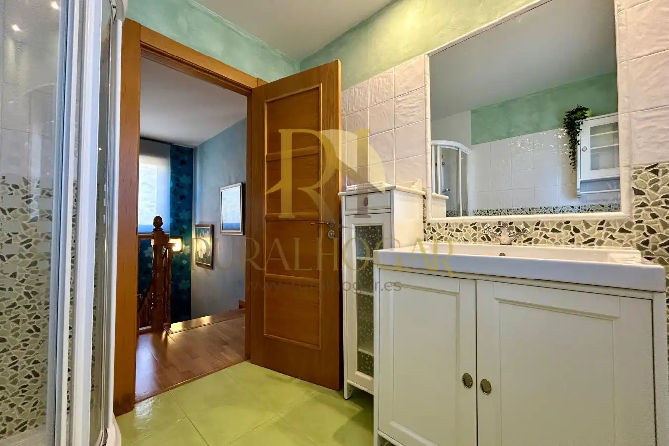 Baño de Casa o chalet en venta en Riaño con Calefacción, Jardín privado y Terraza