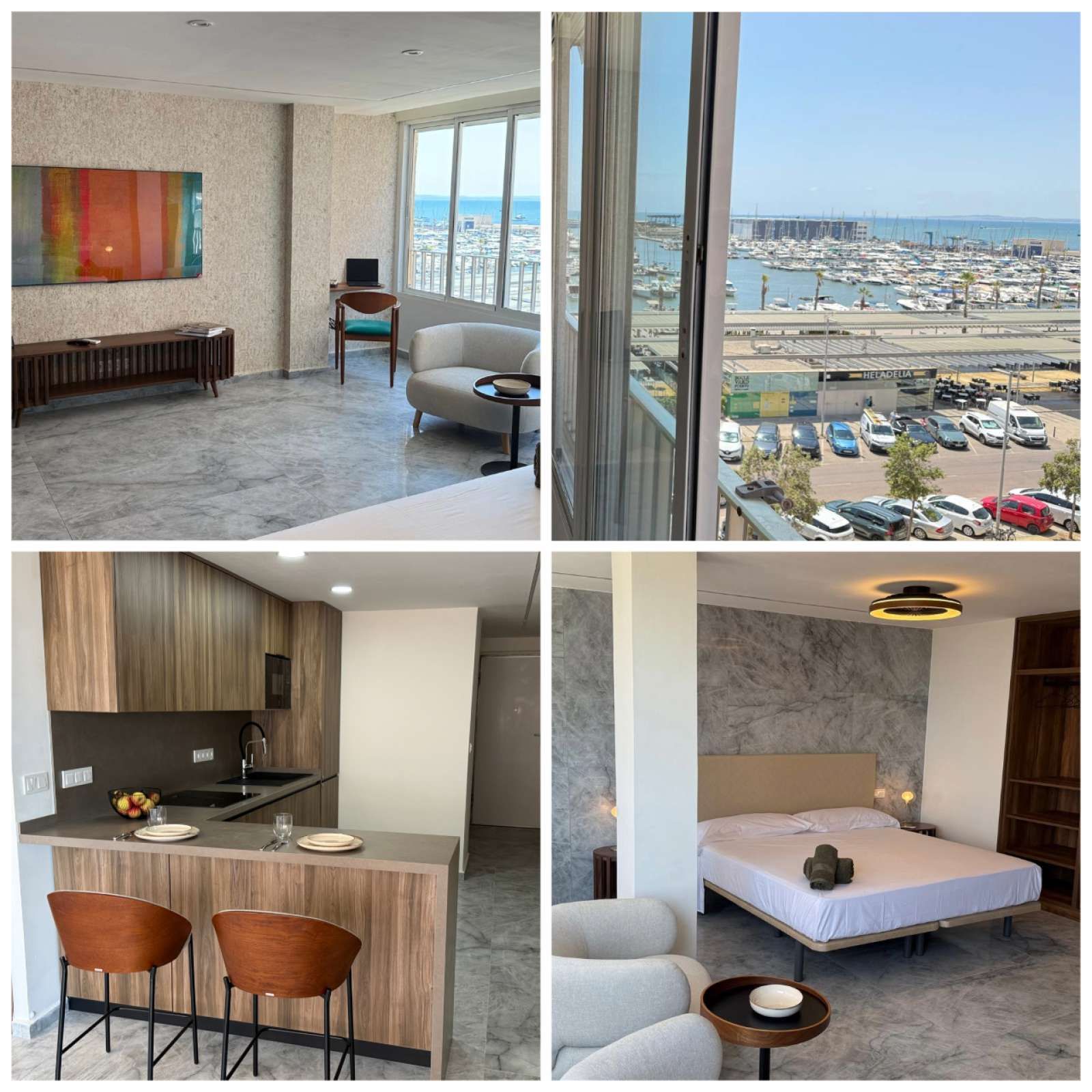 Bedroom of Study for share in Santa Pola  with Air Conditioner, Terrace and Furnished