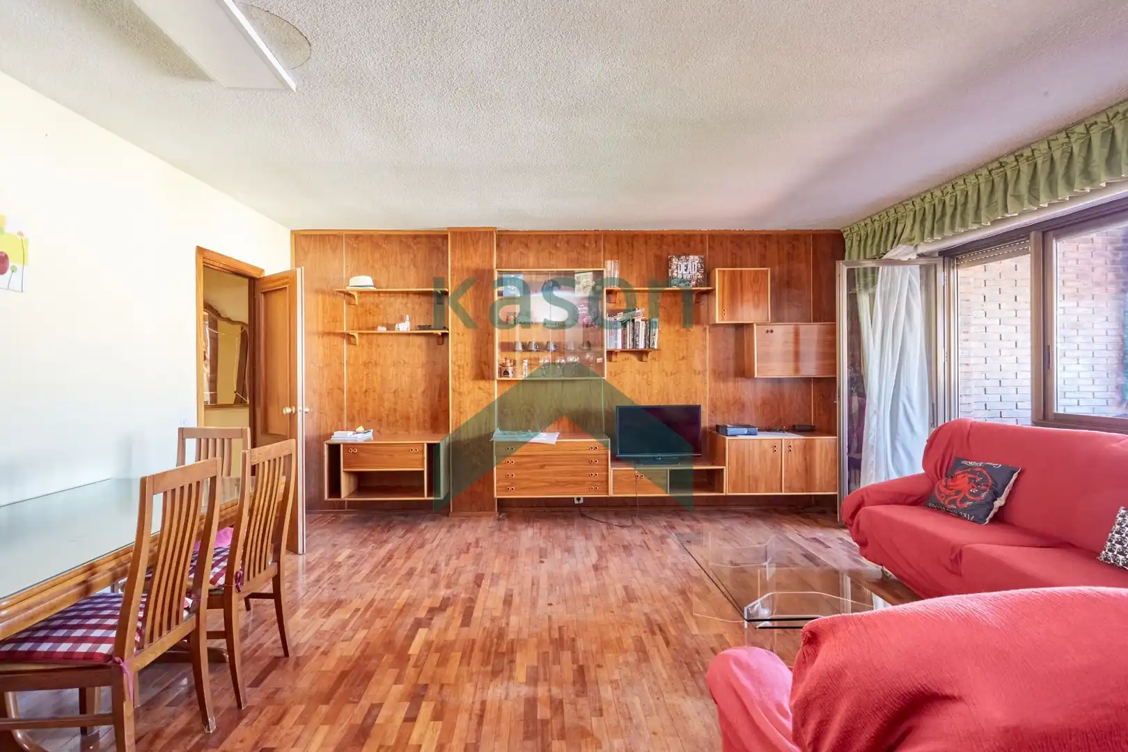Sala de estar de Piso de alquiler en Madrid con Calefacción, Terraza y Amueblado