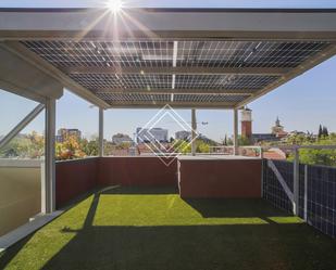 Terrassa de Casa adosada de lloguer en  Madrid Capital amb Aire condicionat, Calefacció i Jardí privat