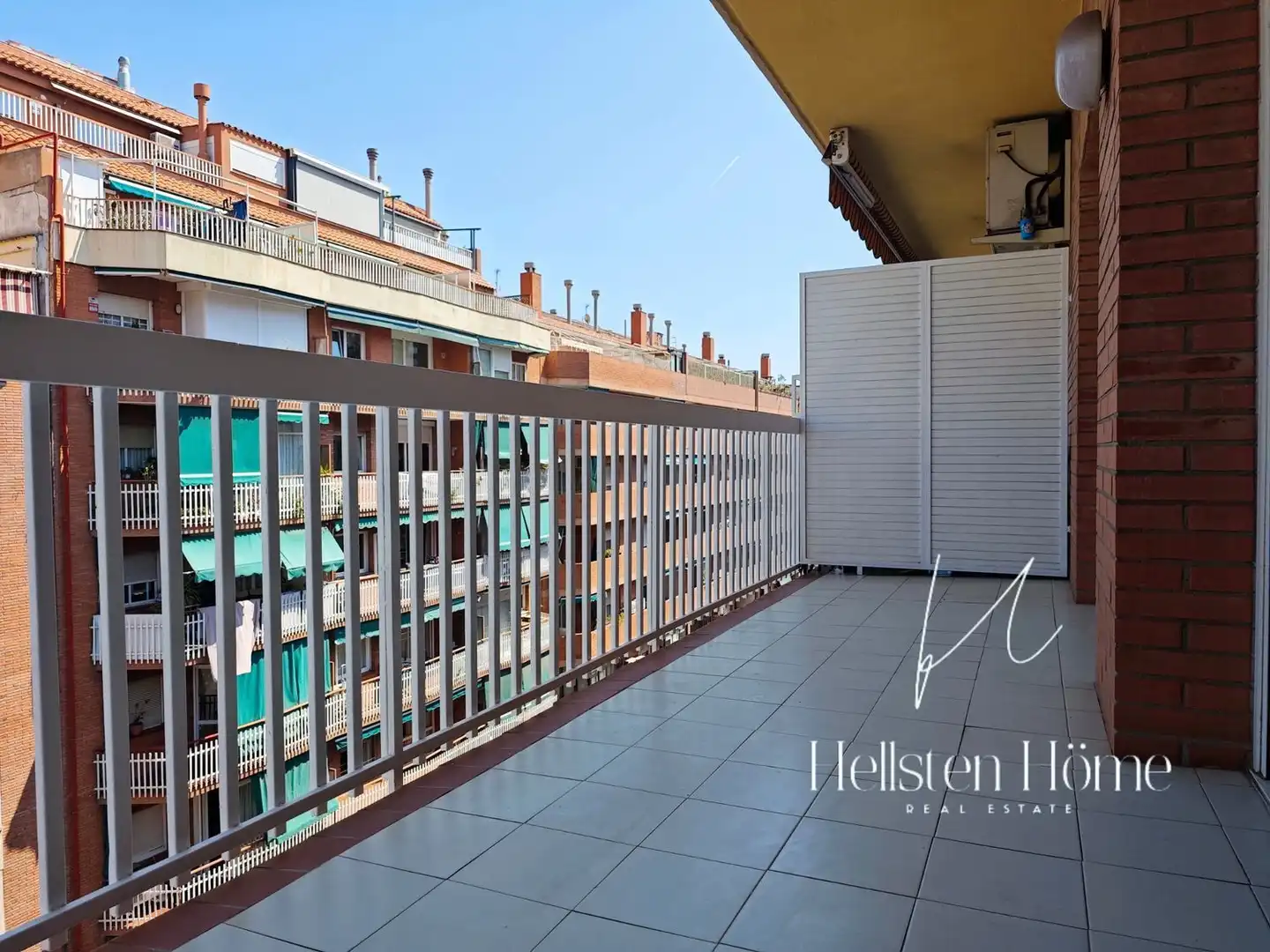 Terraza de Piso de alquiler en Barcelona con Aire acondicionado y Terraza