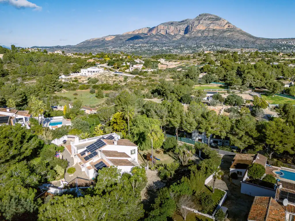 Vista exterior de Casa o chalet en venta en Jávea / Xàbia con Aire acondicionado, Jardín privado y Terraza