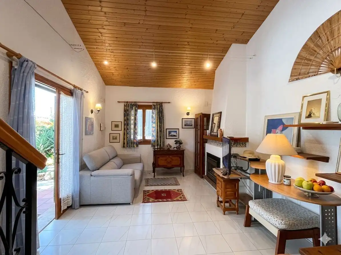 Living room of Detached homes for sale in Dénia  with Air Conditioner, Heating and Private garden