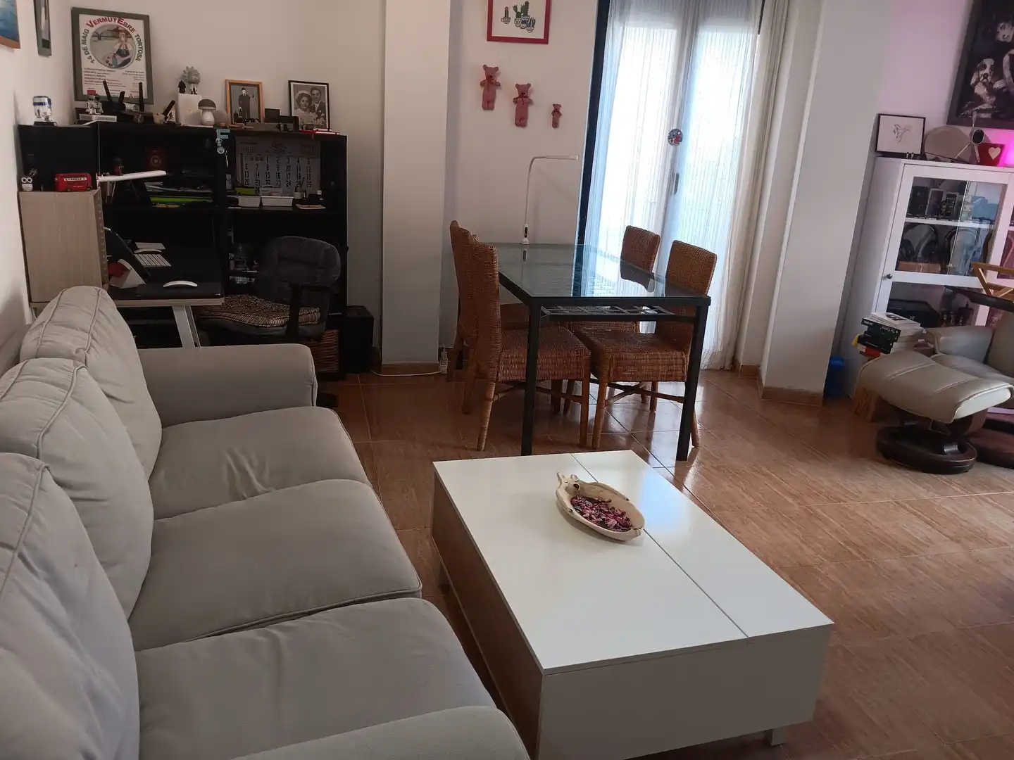 Sala de estar de Piso en venta en Tortosa con Calefacción, Amueblado y Balcón
