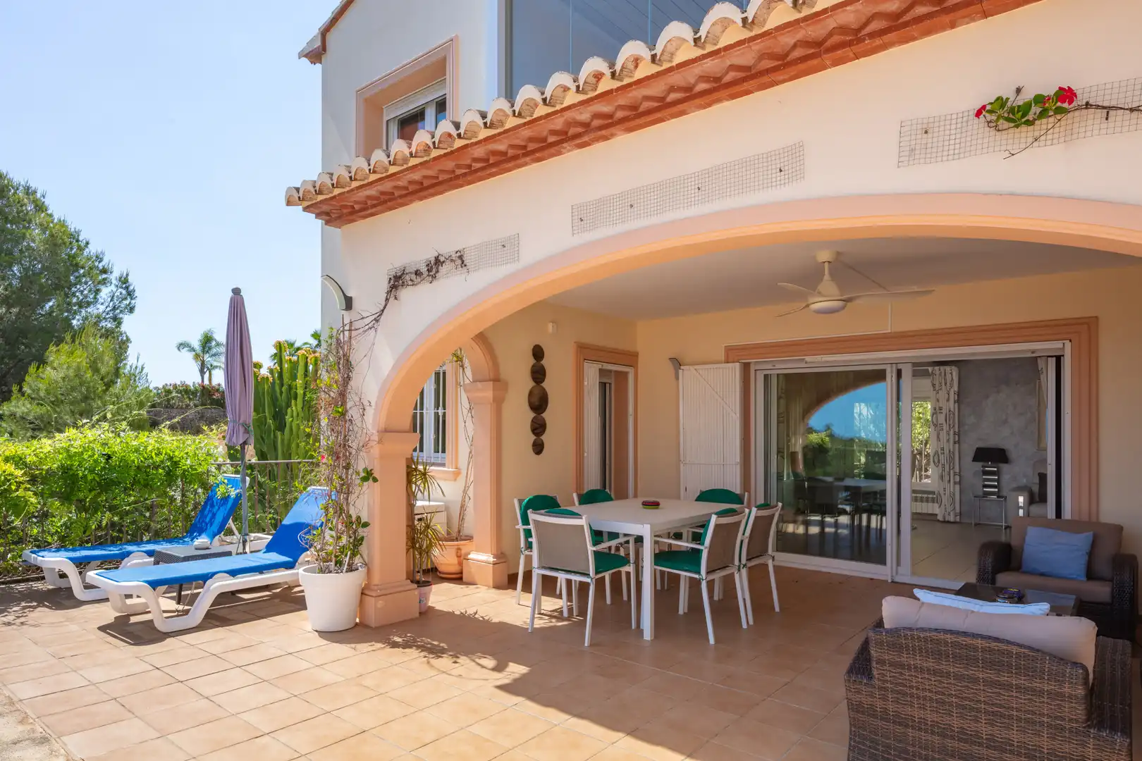 Terraza de Casa o chalet en venta en Jávea / Xàbia con Aire acondicionado, Jardín privado y Terraza