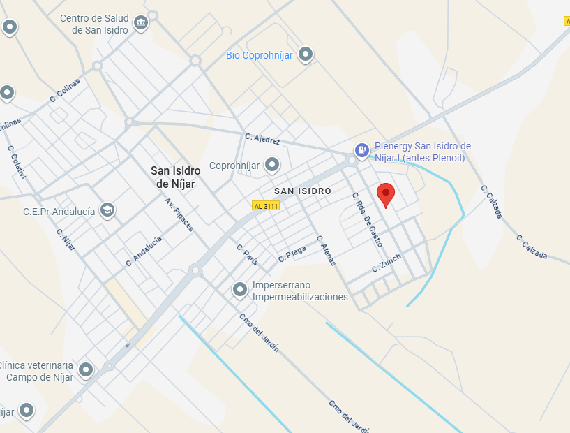 Vista exterior de Pis en venda en Níjar