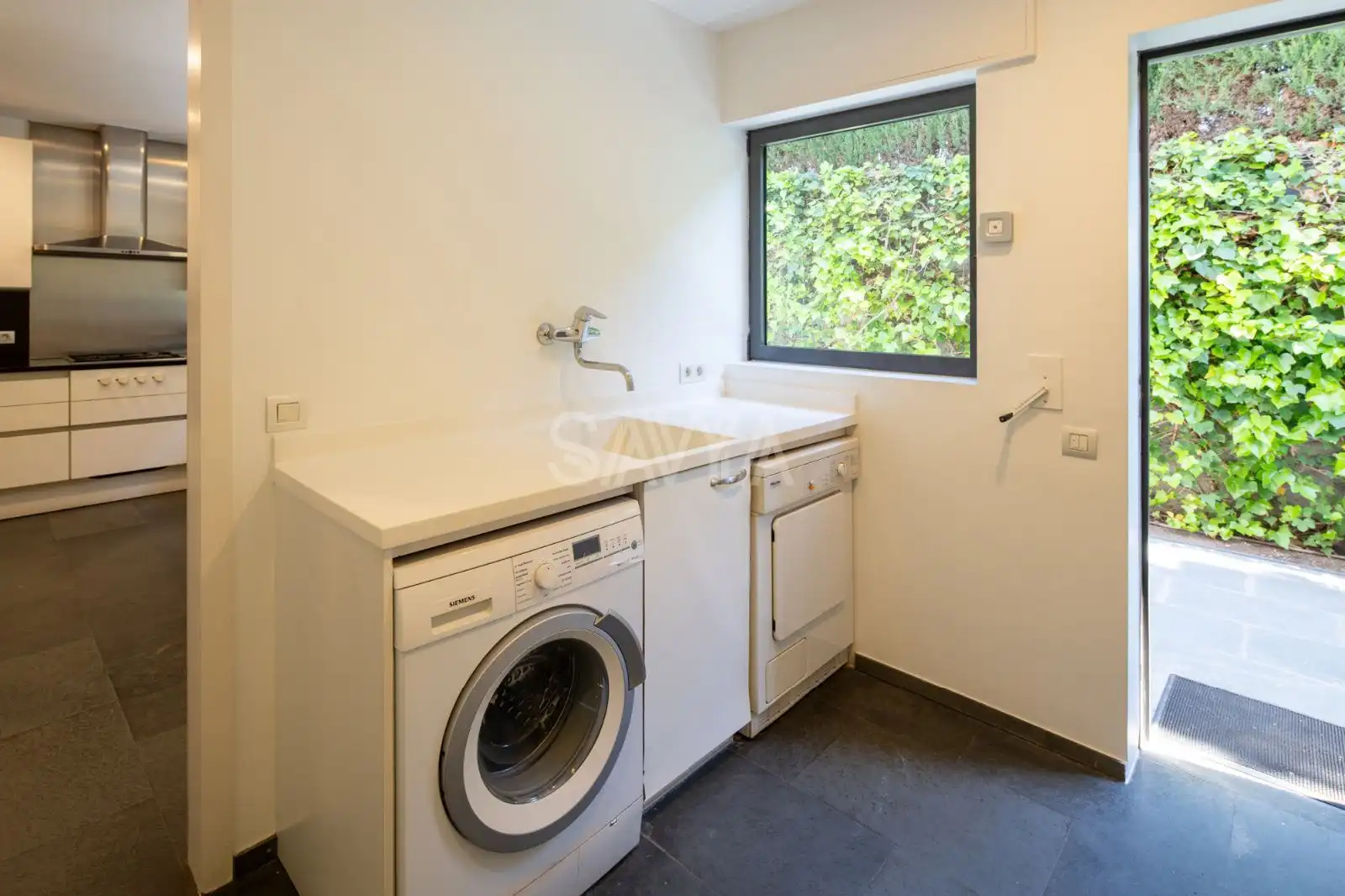 Garden of Houses for sale in Sant Just Desvern  with Air Conditioner, Heating and Parquet flooring