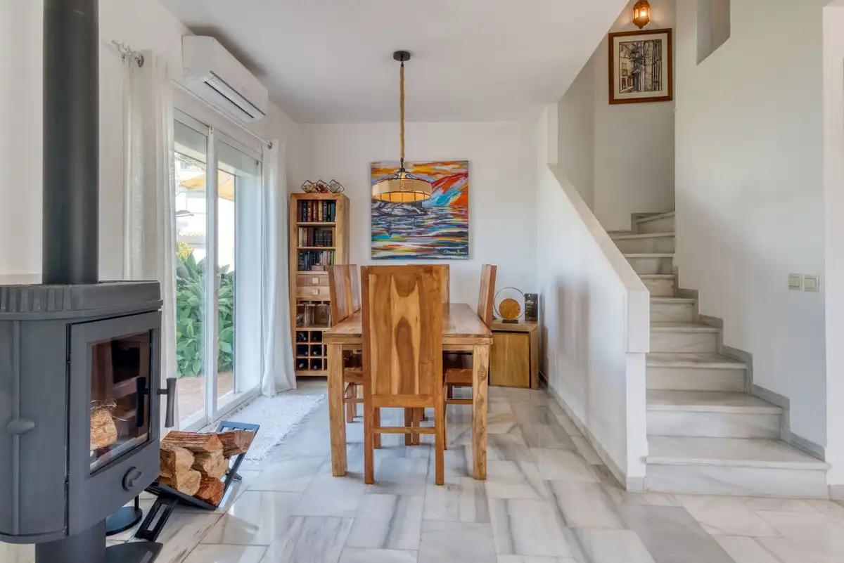 Dining room of Detached homes for sale in Manilva  with Air Conditioner, Terrace and Community pool