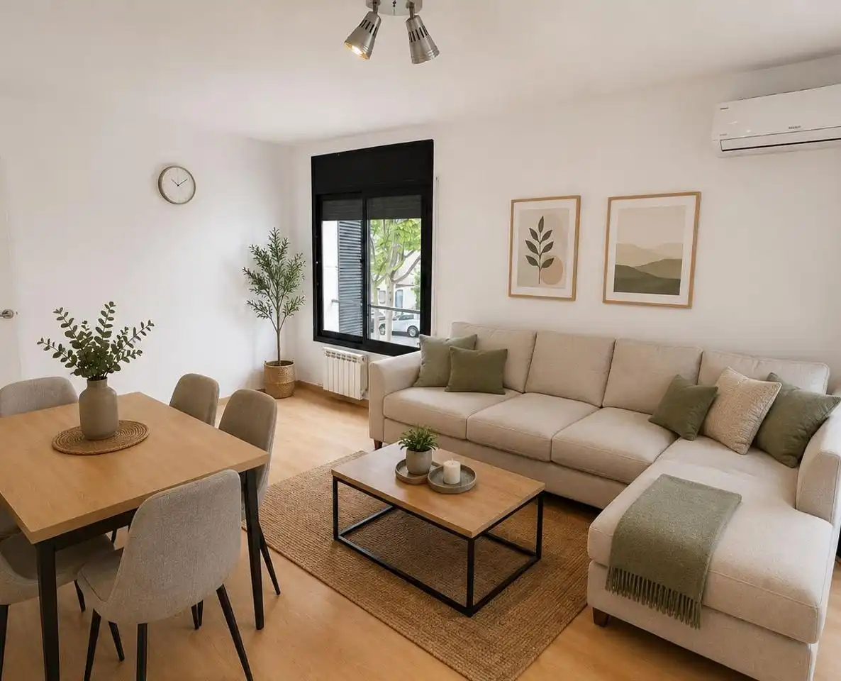 Sala de estar de Piso en venta en El Masnou