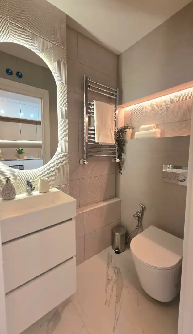 Badezimmer von Wohnung zum Verkauf in  Logroño mit Heizung, Parkett und Abstellraum